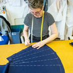 Becky Graham in her workshop 2018